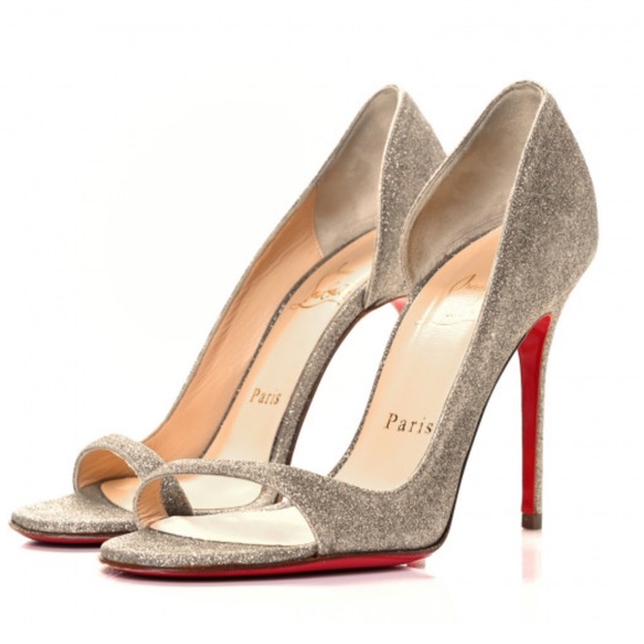 Christian Louboutin Toboggan 100 Glitter Mini - Picture 2 of 12